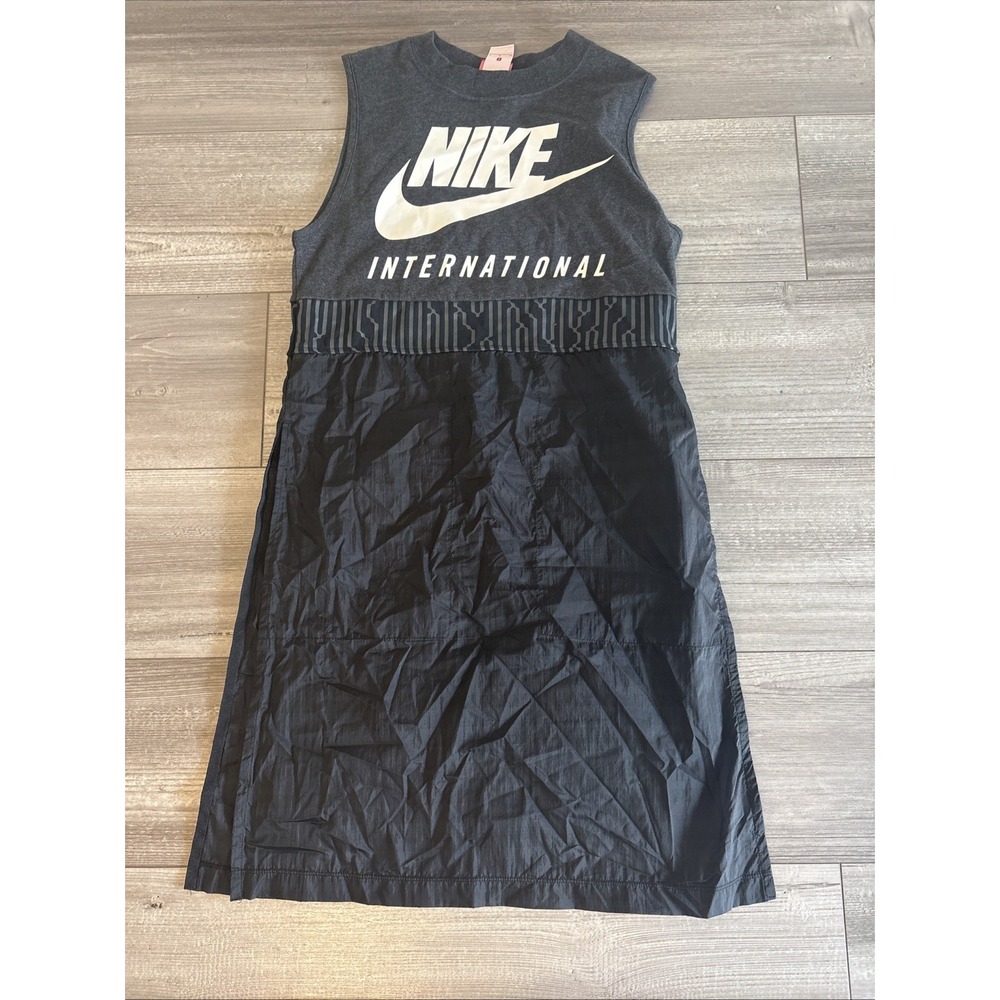 Nike Women’s International Tank Top Sz S 833205 0512 Heather Birch/Black